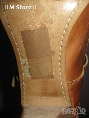Tentazione дамски обувки естествена кожа 38 номер, снимка 5 - Дамски обувки на ток - 40142219