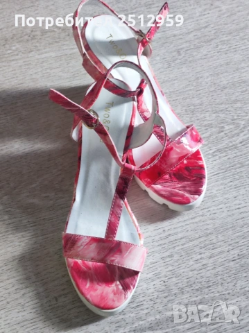 Дамски сандали на платформа , снимка 4 - Сандали - 53297514