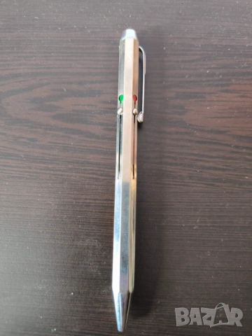 Метален винтидж 4-цветен химикал, снимка 2 - Други ценни предмети - 53442498