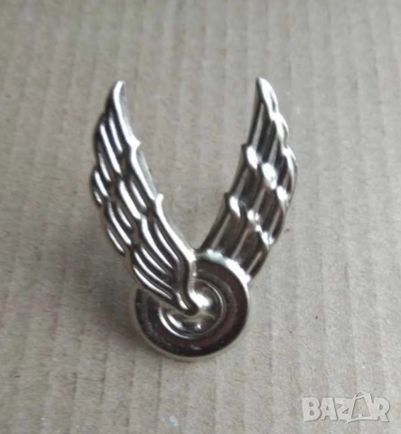 вензел автомобилист сребърен цвят  Българска армия