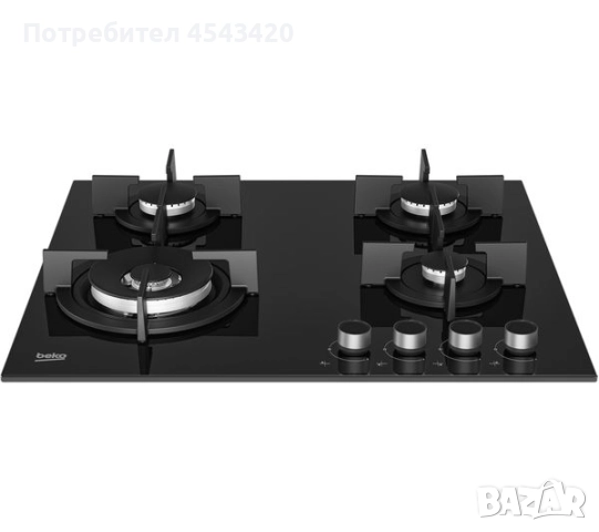 Нов! Газов плот BEKO Pro HCLW64222S Gas Hob, снимка 2 - Котлони - 51832589