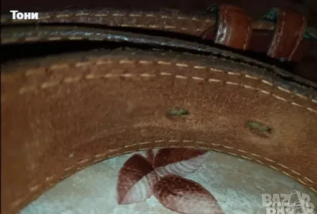Мъжки Колан Изцяло от Естествена Кожа 115см. , снимка 7 - Колани - 50954033