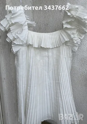 Рокля плисирана , снимка 2 - Рокли - 50408186