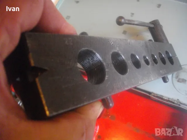 VIRAX ГОЛЯМА КОНУСНА ДЪСКА 10-22мм ЗА УГОЛЕМЯВАНЕ РАЗВАЛЦОВАНЕ БЕРТВАНЕ НА ТРЪБИ Made in FRANCE ПРОФ, снимка 13 - Други инструменти - 49690201