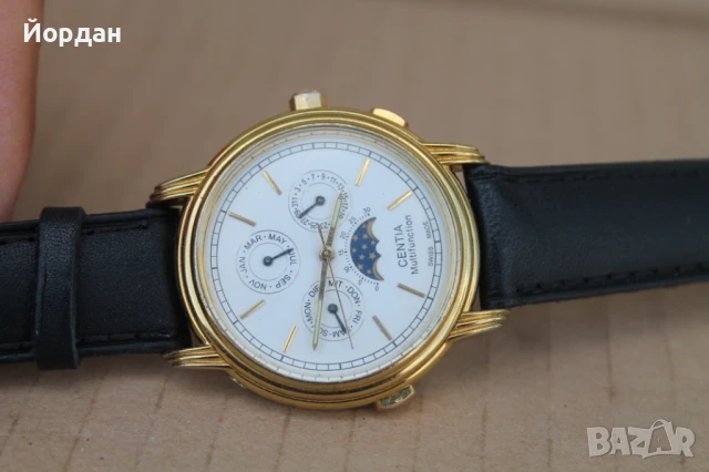 Швейцарски мъжки часовник ''Centiа Multifunction'', снимка 9 - Мъжки - 50896737