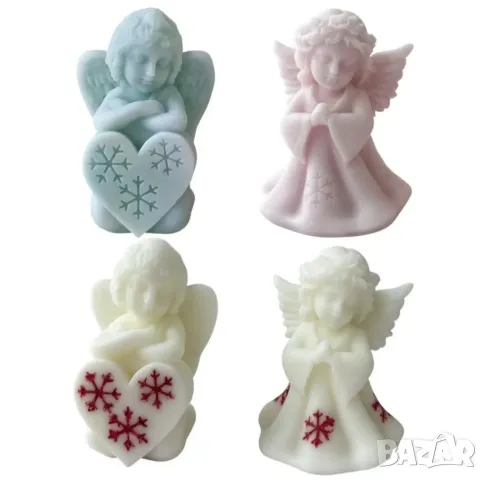 Молдове комплект 2 броя ангели момче и момиче , снимка 4 - Форми - 47610857