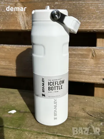 Спортна бутилка за вода Stanley IceFlow Flip Straw 2.0 със сламка 1.06 л 15 часа студено 3 дни с лед, снимка 10 - Други спортове - 49891892