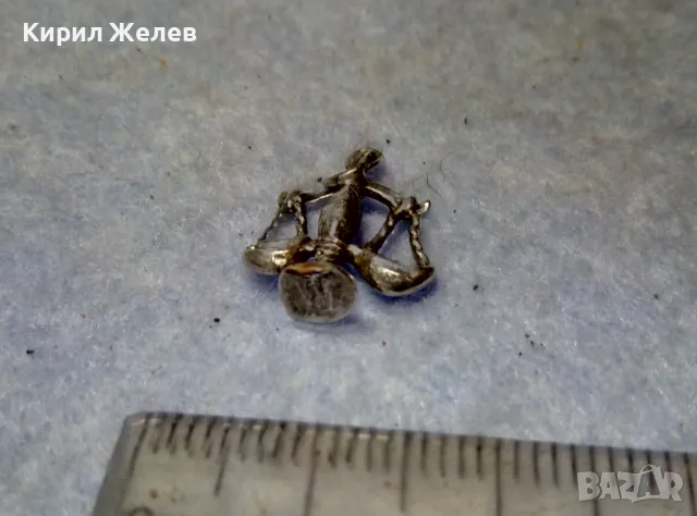 ЗОДИЯ ВЕЗНИ АСТРОЛОГИЧЕН СРЕБЪРЕН МЕДАЛЬОН СРЕБРО ВИСОКА ПРОБА СТАРА РЪЧНА АРТ ИЗРАБОТКА 26174, снимка 6 - Антикварни и старинни предмети - 49551690