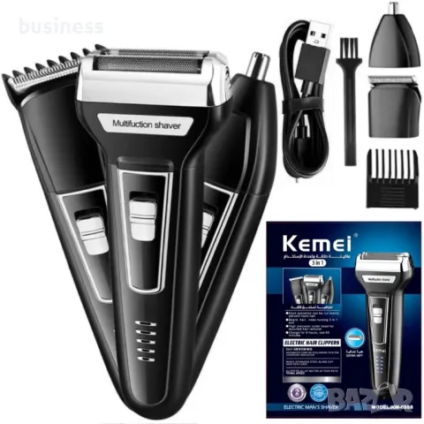 Електрическа самобръсначка и тример Kemei® KM-6776