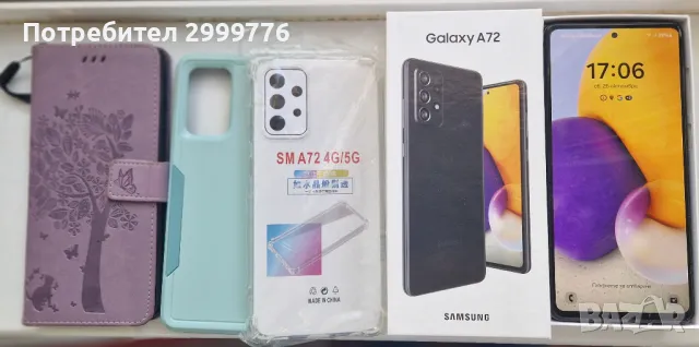 Продавам Samsung Galaxy A72 за части, снимка 1 - Резервни части за телефони - 47870098