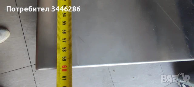 Търговска щанд масата с чекмедже от неръждаема стомана , снимка 6 - Стелажи и щандове - 50782135