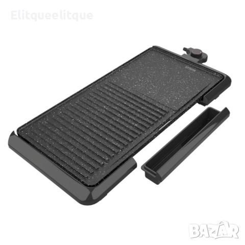 Бездимна електрическа скара Muhler, мраморно покритие, 2200W, снимка 3 - Скари - 52259088