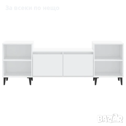 ТB Шкаф, Бял, 160x35x55 см, Инженерно Дърво Код P773, снимка 5 - Шкафове - 50692941