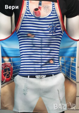 Нова мъжка забавна готварска престилка Моряк, снимка 9 - Подаръци за мъже - 28316913