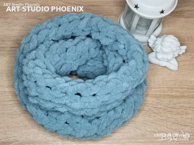 Шалове, Шапки, Гети, Ръкавички за Проклето Време, ръчна изработка, избор на цветове, снимка 4 - Шалове - 35215940