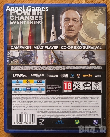 Call of Duty Advanced Warfare Playstation 4 PS4 PS5 Плейстейшън 5 CoD, снимка 2 - Игри за PlayStation - 52591210