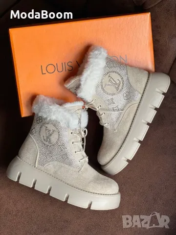 Louis Vuitton дамски зимни боти , снимка 2 - Дамски боти - 48251178