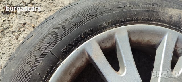 Алуминиеви джанти 17ки Renault Laguna II - 280лв, снимка 6 - Части - 43238194