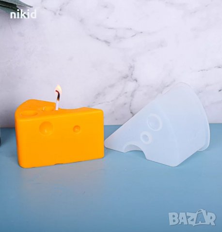 3D сирене сиренце силиконов молд форма фондан гипс свещ шоколад свещи