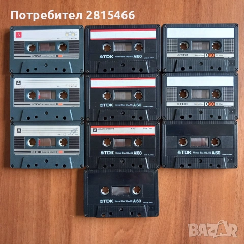Лот 10бр. аудио касети TDK, снимка 2 - Аудио касети - 53579880