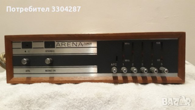 ARENA F214 FM tuner, снимка 4 - Ресийвъри, усилватели, смесителни пултове - 36921112