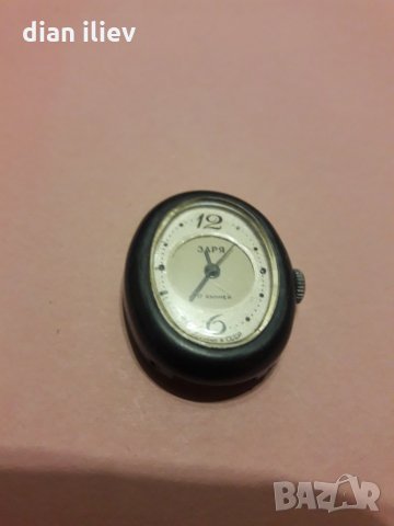 Стар дамски механичен часовник -Заря , снимка 2 - Антикварни и старинни предмети - 26537399