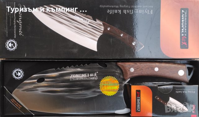 Азиатски нож /сатър/ Santoku / Kurimuki, снимка 1 - Ножове - 43274299