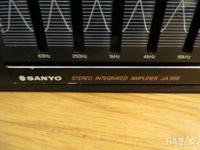 Рядък Оригинален японски HIFI усилвател с тунер  SANYO  + тонколони ITT  за ценители и колекционери, снимка 5 - Аудиосистеми - 28354163