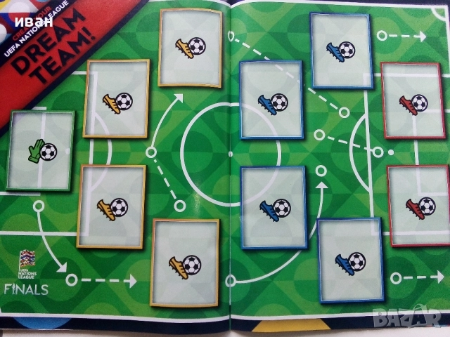 Албум със стикери "UEFA NATIONS LEAGUE FINALS" TOPPS, снимка 9 - Колекции - 52477761