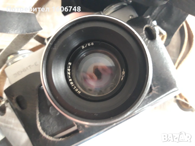 Лот от 2 фотоапарата Зенит и кинокамера, снимка 4 - Нумизматика и бонистика - 53145350