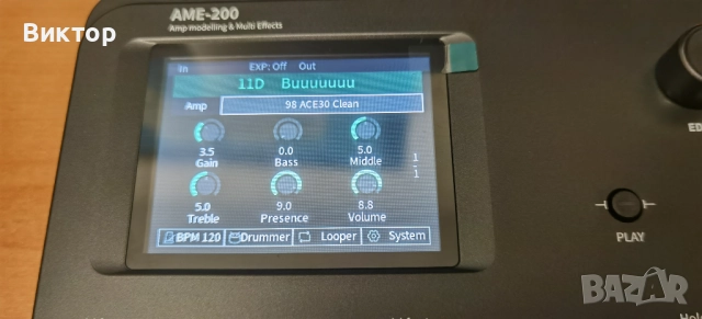 Процесор за китара Audota AME-200, снимка 5 - Други - 52527379