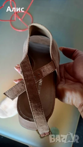 Дамски сандали ест.кожа, снимка 4 - Сандали - 50711442