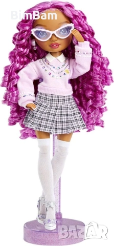 Кукла MGA Entertainment Rainbow High New Friends - Lilac Lane, снимка 3 - Кукли - 52624566
