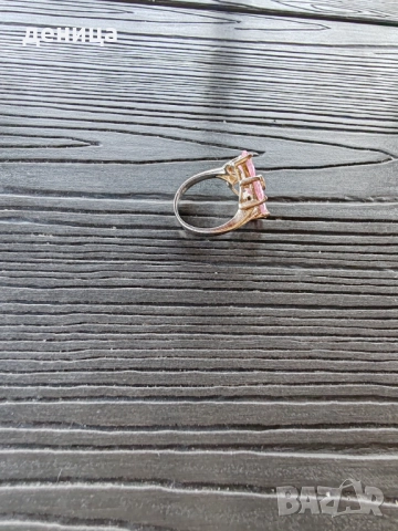 Сребърен пръстен проба 925, снимка 4 - Пръстени - 51552996