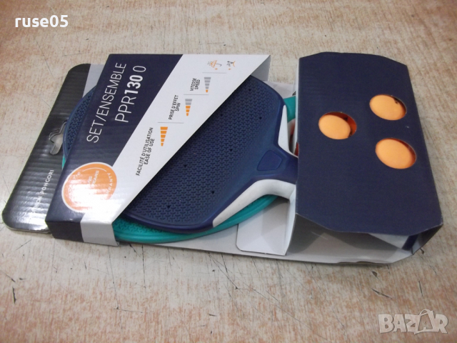 Комплект "SET/ENSEMBLE PPR130 0" за пинг-понг нов, снимка 5 - Тенис - 36558734