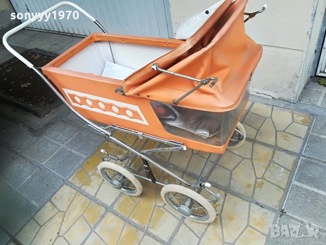 АНТИКА-РЕТРО КОЛИЧКА ЗА БЕБЕ/КУКЛА-80Х70Х45СМ, снимка 17 - Антикварни и старинни предмети - 26222532