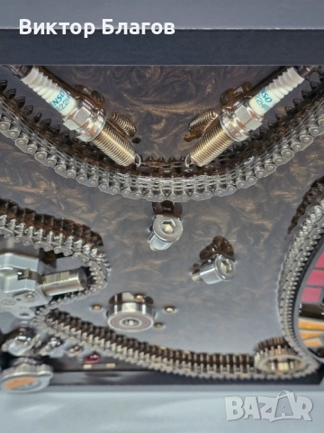 3D картина с части от двигател в епоксидна смола, снимка 10 - Картини - 52938018