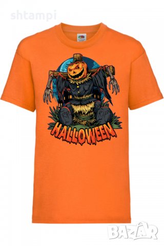 Детска тениска Halloween 02,Halloween,Хелоуин,Празник,Забавление,Изненада,Обичаи,, снимка 7 - Детски Блузи и туники - 38156373