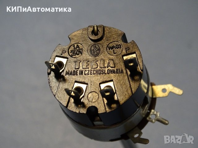 потенциометър Tesla TP 281 n 60A 100K/N-W2, снимка 4 - Резервни части за машини - 37070523