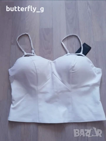 GUESS оригинален нов кроп топ/бюстие/корсет - М, снимка 7 - Корсети, бюстиета, топове - 50580954