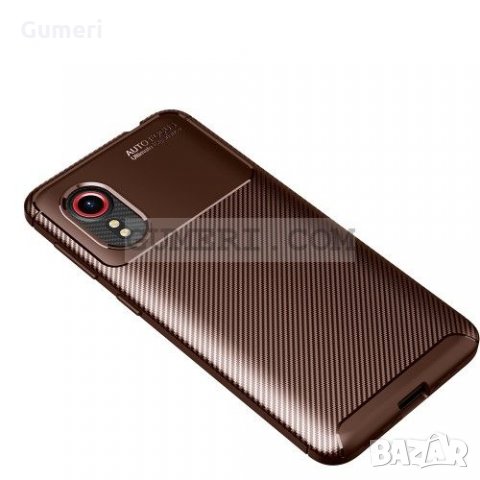 Samsung Galaxy Xcover 5  Противоударен Силиконов Гръб- Карбон, снимка 13 - Калъфи, кейсове - 33668966
