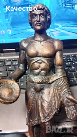 Бронзова пластика, снимка 6 - Антикварни и старинни предмети - 50840967