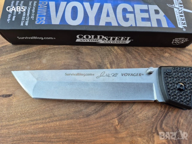 Сгъваем нож Cold Steel Voyager XL Tanto,два модела, снимка 5 - Ножове - 50958552