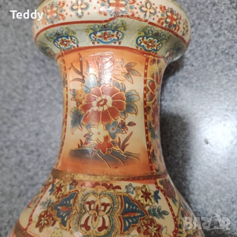 Винтидж китайска ваза, снимка 9 - Антикварни и старинни предмети - 52298340