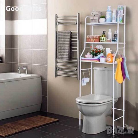 ЕТАЖЕРКА ЗА БАНЯ , ТОАЛЕТНА И ПЕРАЛНЯ - TOILET RACK, снимка 3 - Други стоки за дома - 35491908