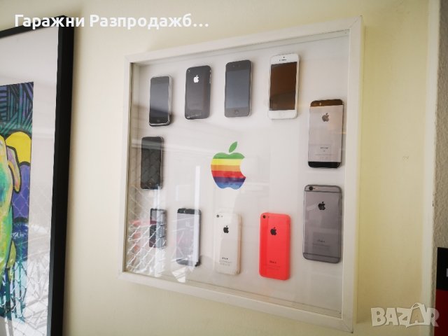 Модели iPhone от 1 до 6 пано за декорация , снимка 1 - Антикварни и старинни предмети - 42933772