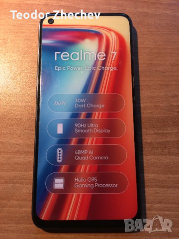 Макет на телефон  REALME 7 - за декорация във вашия дом, офис, магазин