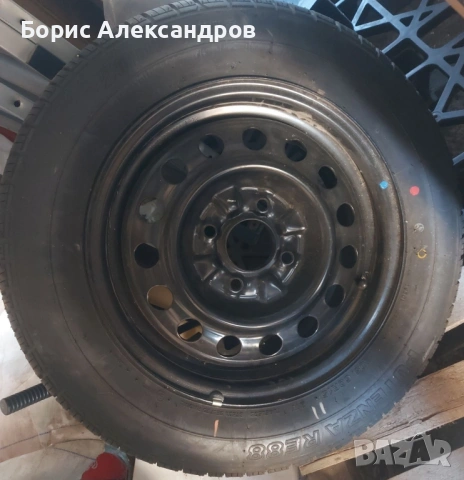 Джанта с гума за мицубиши 205 60 15 , снимка 2 - Гуми и джанти - 53077272