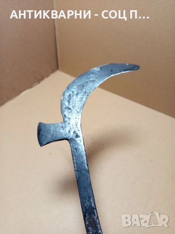 Стар Ръчно Кован Косер., снимка 7 - Антикварни и старинни предмети - 51477383