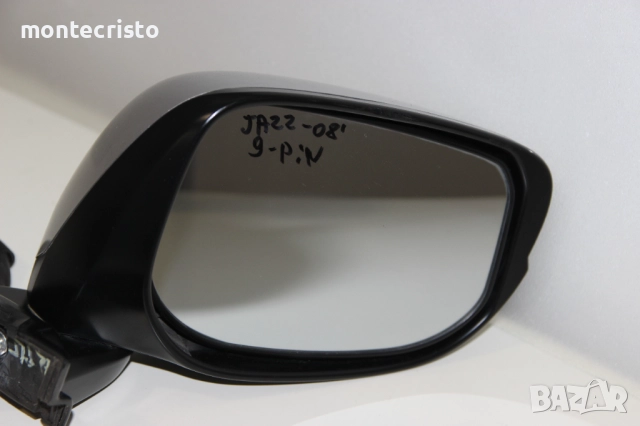 Дясно огледало Honda Jazz (2008-2015г.) 9 пина / прибиране прибиращо Хонда Джаз с мигач, снимка 2 - Части - 52604506